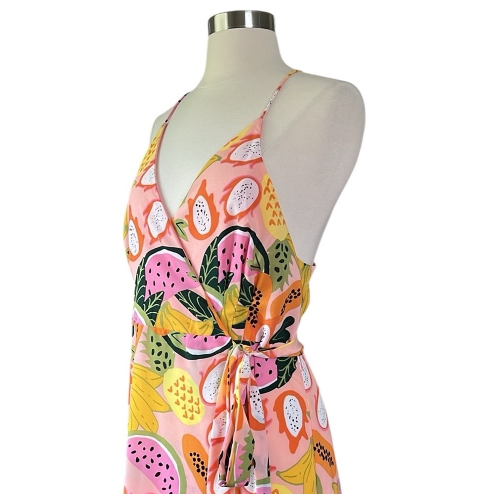 Hutch Yellow and Pink High Low Dress - Picture 7 of 12